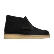 Zwarte veterschoenen Clarks , Black , Dames