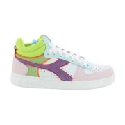 Roze Magic Bas Demi Sneakers Diadora , Multicolor , Dames