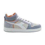 Beige Magic Basket Damessneakers Diadora , Blue , Dames