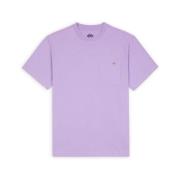 Porterdale Katoenen Jersey T-Shirt Dickies , Purple , Heren