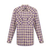 Normaal shirt Diesel , Purple , Heren
