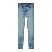 Slim-Fit Denim Broek Diesel , Blue , Heren