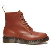 1460 Pascal Saddle Tan Laars Dr. Martens , Brown , Heren