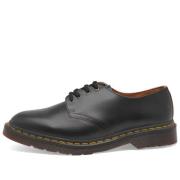 Vintage Smooth Zwarte Leren Schoenen Dr. Martens , Black , Heren