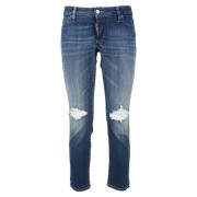 Slim-fit Jeans - 470 Dsquared2 , Blue , Dames