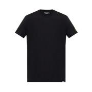 Stijlvolle T-shirt voor heren Dsquared2 , Black , Heren