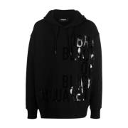 Zwarte hoodie Dsquared2 , Black , Heren