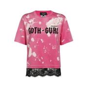 Fuchsia T-Shirt voor Dames - Hoogwaardig Stijlvol Dsquared2 , Pink , D...