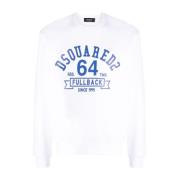 Witte Dsquared Sweater Dsquared2 , White , Heren