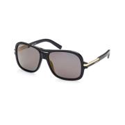 Verhoog je stijl met Dq0377 Zack zonnebril Dsquared2 , Black , Heren