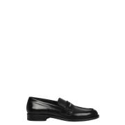 Logo Tag Loafers Dsquared2 , Black , Heren