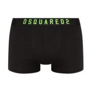Boxershorts met logo Dsquared2 , Black , Heren