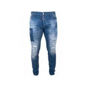 Cool Guy Acid Blauwe Katoenen Jeans Dsquared2 , Blue , Heren