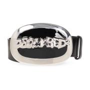 Leren Riem Dsquared2 , Black , Heren