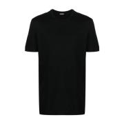 Zwarte Stretch T-Shirt Ondergoed Dsquared2 , Black , Heren
