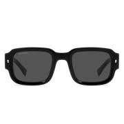 Iconische en Jeugdige Zonnebril Dsquared2 , Black , Unisex