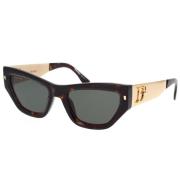 Gedurfde en stijlvolle zonnebril Dsquared2 , Beige , Unisex