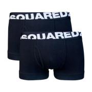 Zwarte Boxershorts voor Heren Dsquared2 , Black , Heren