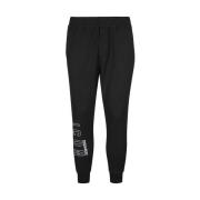 Zwarte trainingsbroek - Oversized pasvorm Dsquared2 , Black , Heren