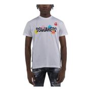 Pac-Man T-Shirt Dsquared2 , White , Heren