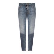 Navy Cool Guy Jeans met Distressed Finish Dsquared2 , Blue , Heren
