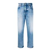 High-waisted straight-leg jeans Dsquared2 , Blue , Dames