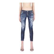 Slim Fit Jeans Dsquared2 , Blue , Dames