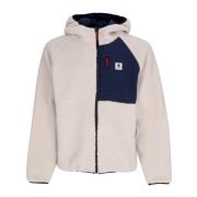 Zip Hoodie - Streetwear Element , Beige , Heren