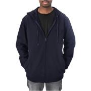 3D Logo Rits Hoodie - Emporio Armani Emporio Armani , Blue , Heren