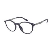 Clairsemé Blauw Mat Montuur Emporio Armani , Black , Heren