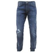 Casual Rechte Pijp Jeans Emporio Armani , Blue , Heren