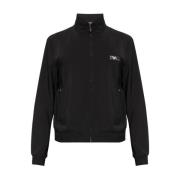 Zwarte jas met logo Emporio Armani , Black , Heren