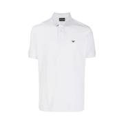 Klassiek Polo Shirt Emporio Armani , White , Heren
