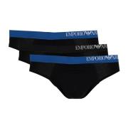 Bottoms Emporio Armani , Black , Heren