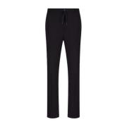 Blauwe Broek met Koord Emporio Armani , Blue , Heren