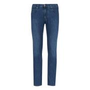 Moderne Slim-fit Jeans Emporio Armani , Blue , Heren