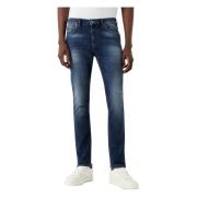 Klassieke Straight Fit Jeans Emporio Armani , Blue , Heren