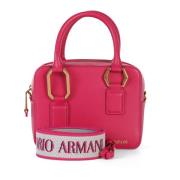 Kleine handtas met bedrukt logo Emporio Armani , Pink , Dames