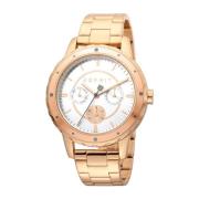 Rose Gouden Dames Modehorloge Esprit , Pink , Dames