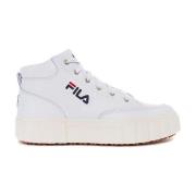 Witte Sandblast Mid Booties Fila , White , Dames