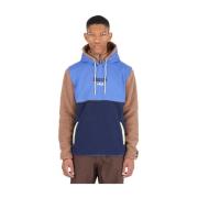 Borg Hybrid Hooded Sweatshirt Fila , Brown , Unisex