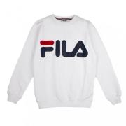 Klassiek logo choke sweatshirt Fila , White , Heren