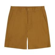 Klieke Twill Shorts Fred Perry , Brown , Heren