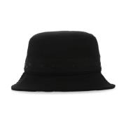 Uitgereide zwarte katoenen hoed Fred Perry , Black , Heren