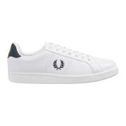 Leren Vetersneakers Fred Perry , White , Heren