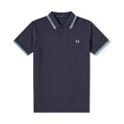 Twin-tipped Polo Shirt Fred Perry , Blue , Heren