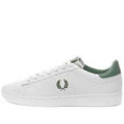 Spencer Leren Tennisschoenen Fred Perry , White , Heren