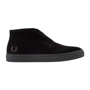 Hawley Suede Desert Boots Fred Perry , Black , Heren
