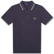 Originele Twin Tipped Polo Navy Fred Perry , Blue , Heren