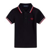 Klassieke polo met twee strepen voor kinderen Fred Perry , Blue , Here...